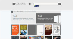 Desktop Screenshot of freebooksfinder.com